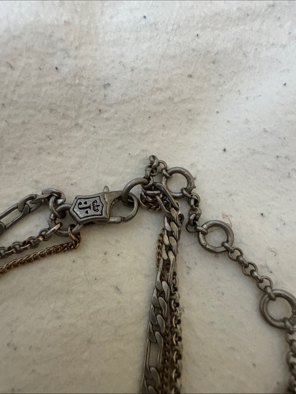 Juicy Couture Silver Tone Layered Heart Pendant Necklace - Picture 7 of 11